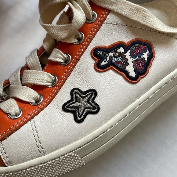 Coach leather patch sneakers - Picture 2 of 8